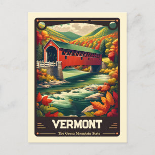 Vermont   Patriotic Spirit Vintage Postcard