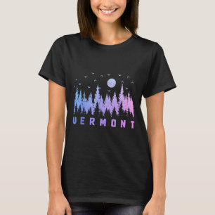 Vermont Pine Tree Nature Lover Forest Hiking T-Shirt
