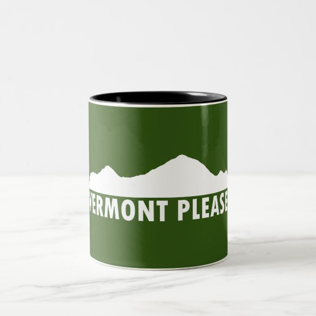 Vermont Please Two-Tone Coffee Mug (Center)