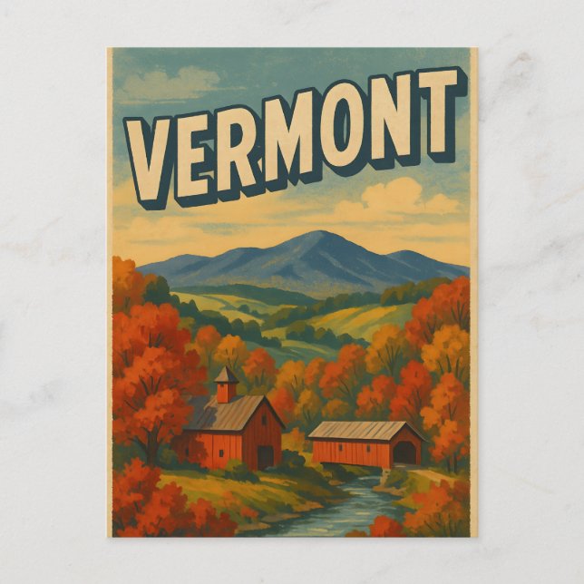 VERMONT Postcard (Front)