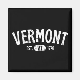 Vermont Retro Vintage VT Magnet