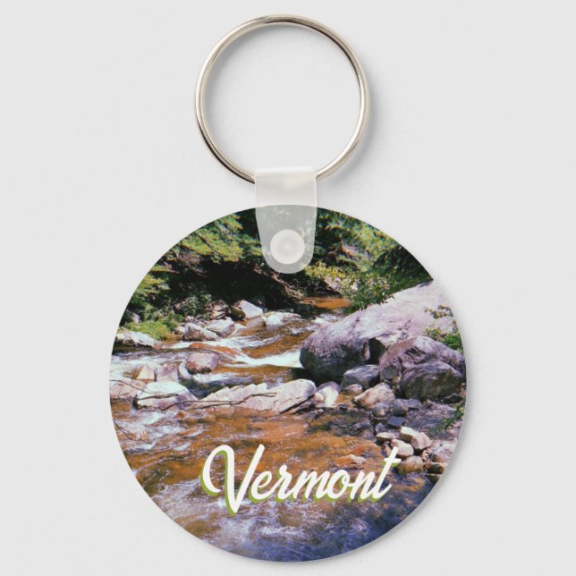 Vermont River Key Ring (Front)