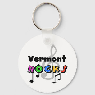 Vermont Rocks Key Ring