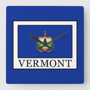 Vermont Square Wall Clock