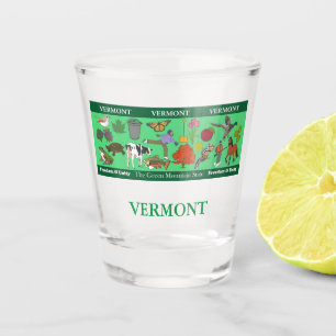 Vermont State Commemorative Shot Glass