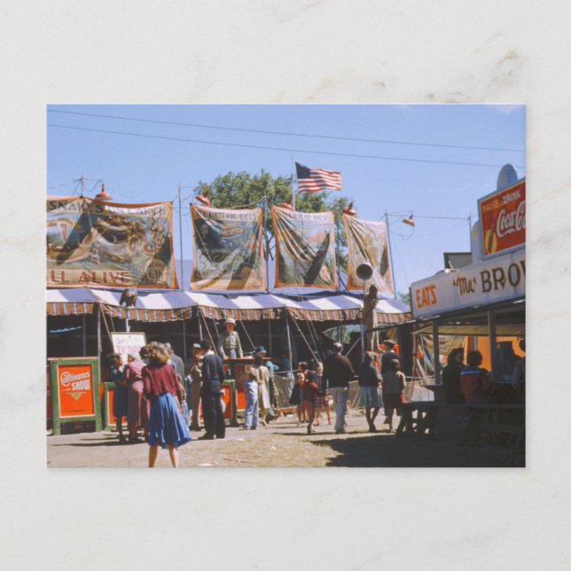 Vermont State Fair, 1941 Postcard (Front)