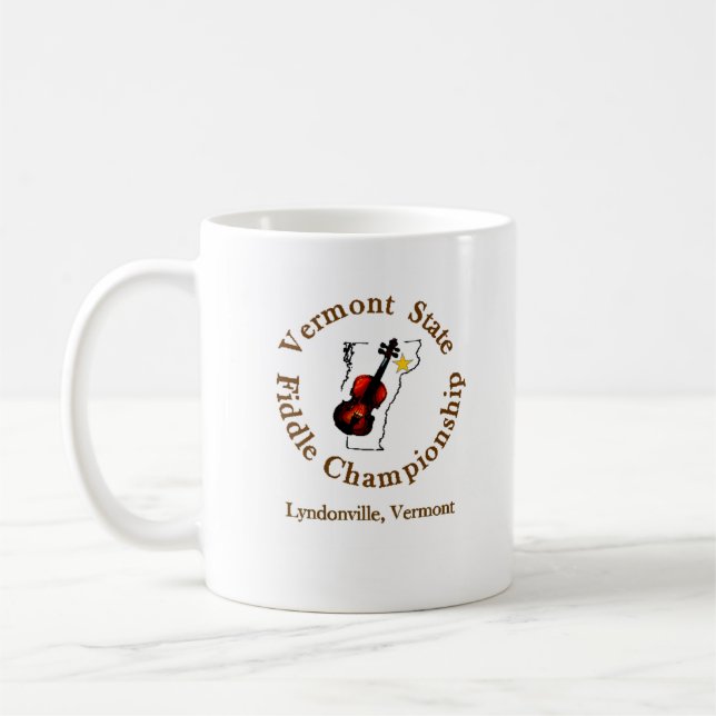 Vermont State Fiddle Championship Mug (Left)
