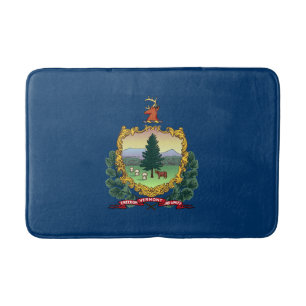 Vermont State Flag Bath Mat