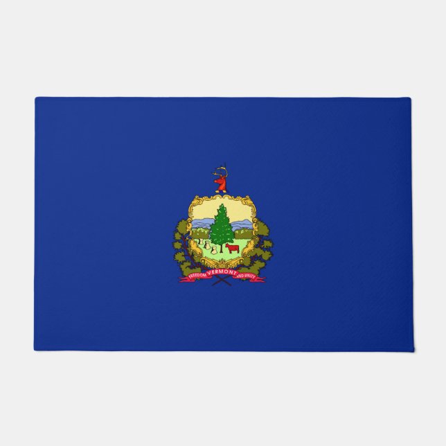 Vermont State Flag Design Doormat (Front)