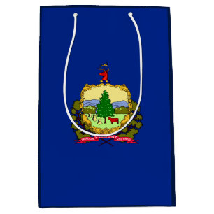 Vermont State Flag Design Medium Gift Bag