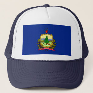 Vermont State Flag Design Trucker Hat