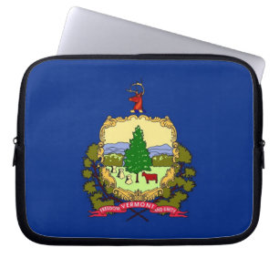 Vermont State Flag Laptop Sleeve