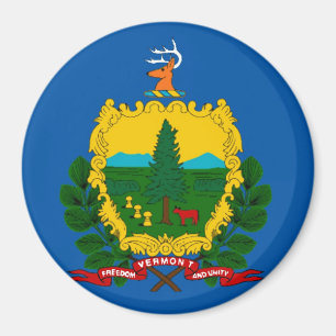 Vermont State Flag Magnet