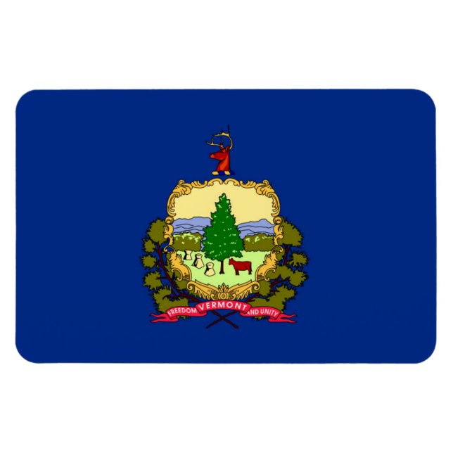 Vermont State flag Magnet (Horizontal)