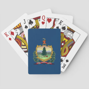 Vermont State Flag Playing Cards
