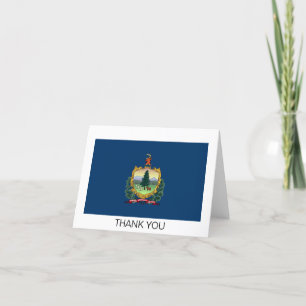 Vermont State Flag Thank You Card