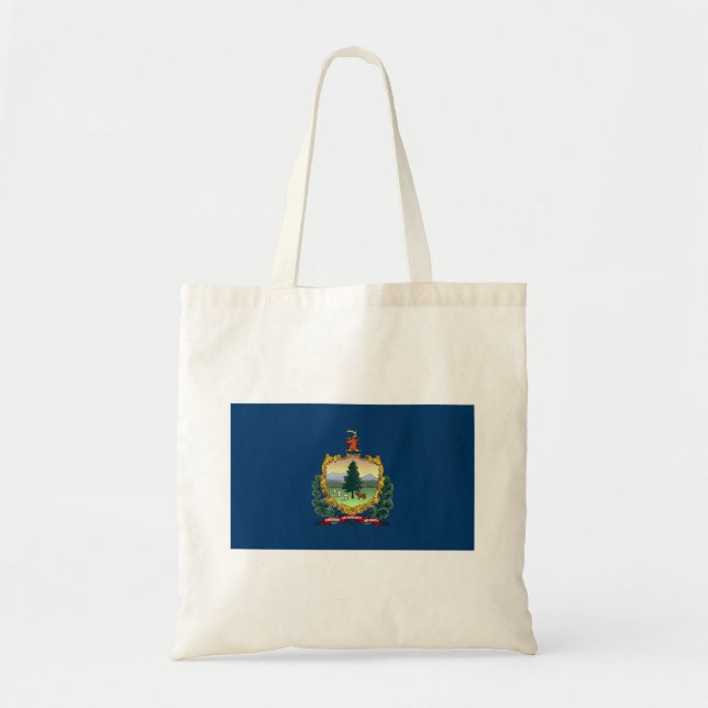 Vermont State Flag Tote Bag (Front)