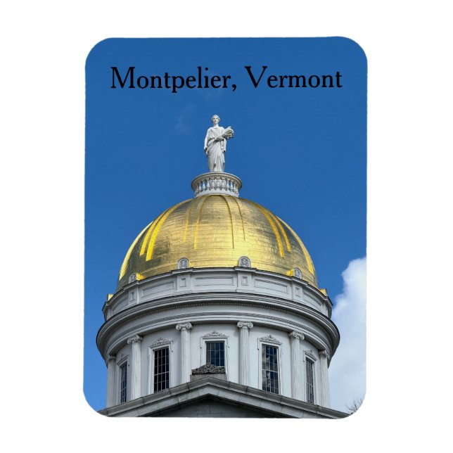 Vermont State House dome Magnet (Vertical)