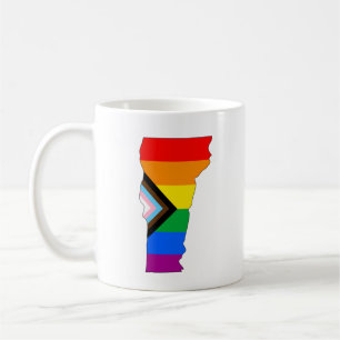 Vermont State Pride LGBTQ Progress Pride Coffee Mug