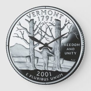 Vermont State Quarter Clock