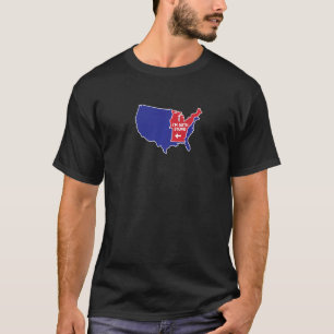 Vermont State US for patriotic Vermonters T-Shirt