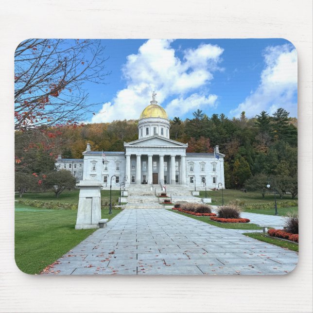 Vermont Statehouse Mouse Pad (Front)