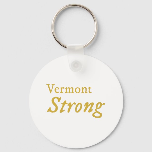 Vermont Strong  Key Ring (Front)