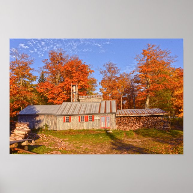 Vermont Sugar House Poster (Front)