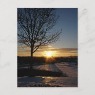 Vermont Sunset Postcard