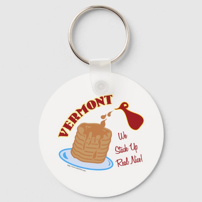 Vermont Syrup Key Ring (Front)