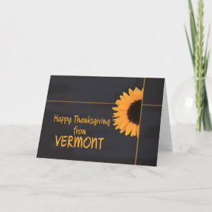 Vermont Thanksgiving Card