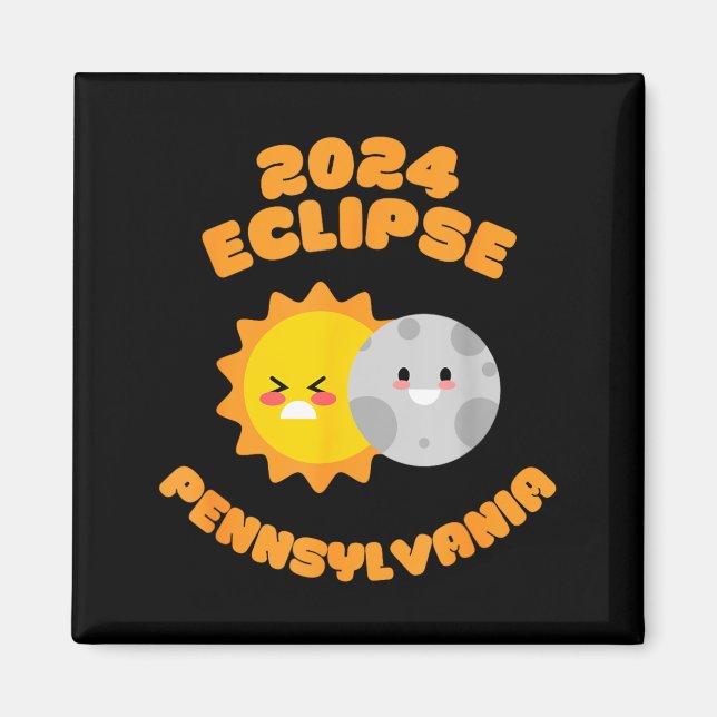 Vermont Total Solar Eclipse 2024 Magnet (Front)
