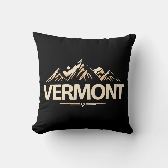 Vermont United States of America Cushion (Front)