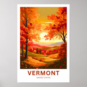Vermont United States Travel Print