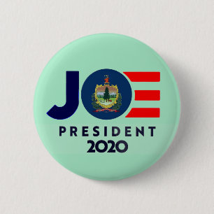Vermont wants Joe in 2020 6 Cm Round Badge