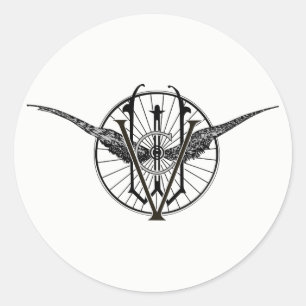 Vermont Wheel Club Logo Stickers