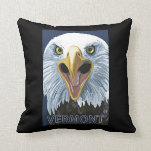 VermontEagle Up Close Cushion