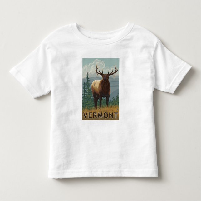 VermontElk Scene Toddler T-Shirt (Front)