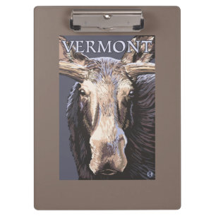 VermontMoose Up Close Clipboard