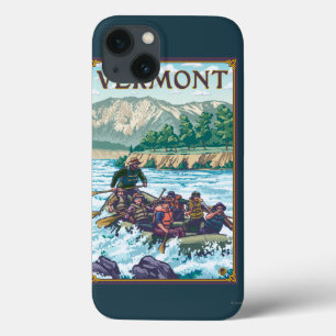 VermontRiver Rafting Scene iPhone 13 Case