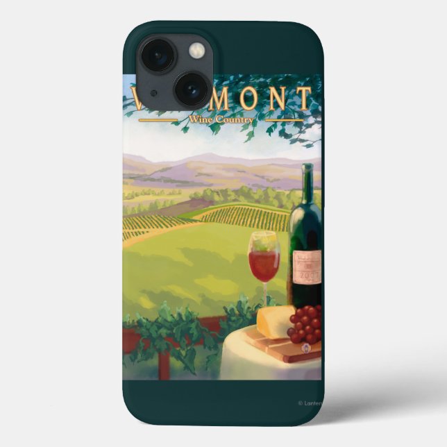 VermontWine Country Scene Case-Mate iPhone Case (Back)