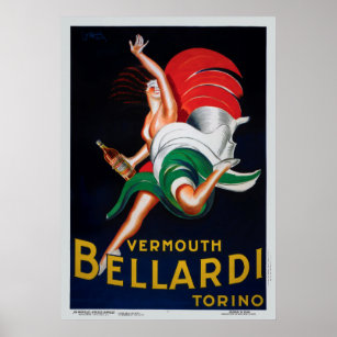 Vermouth Bellardi Torino Poster