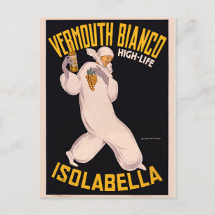 Vermouth Bianco, high-life, Isolabella Postcard
