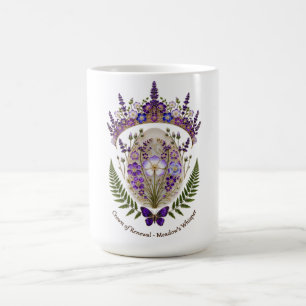Vernal Bloom Crown, Nature's Quiet Gift Coffee Mug