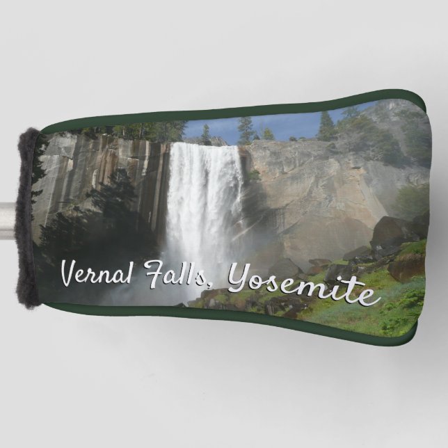 Vernal Falls I in Yosemite National Park Golf Head Cover (Front)