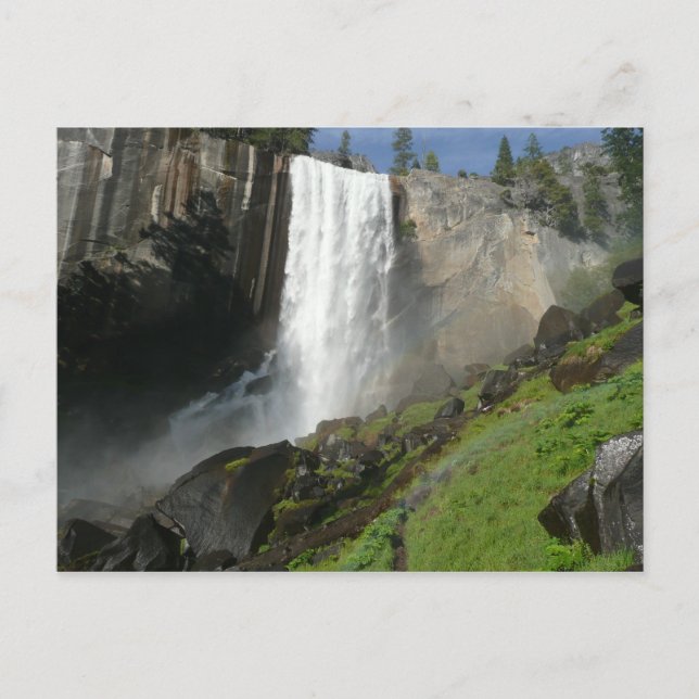 Vernal Falls I in Yosemite National Park Postcard (Front)