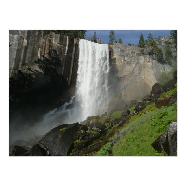 Vernal Falls I in Yosemite National Park Poster (Front)