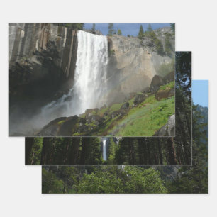 Vernal Falls I in Yosemite National Park Wrapping Paper Sheet