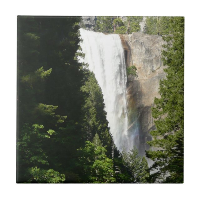 Vernal Falls II in Yosemite National Park Tile (Front)