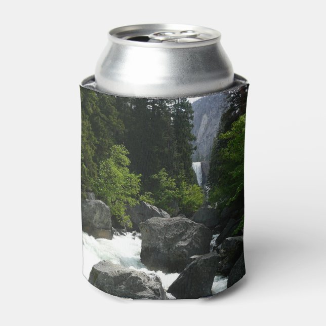 Vernal Falls in the Distance at Yosemite Can Cooler (Can Front)